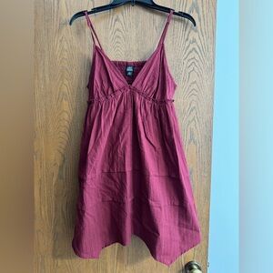 Wild Fable Maroon Sundress